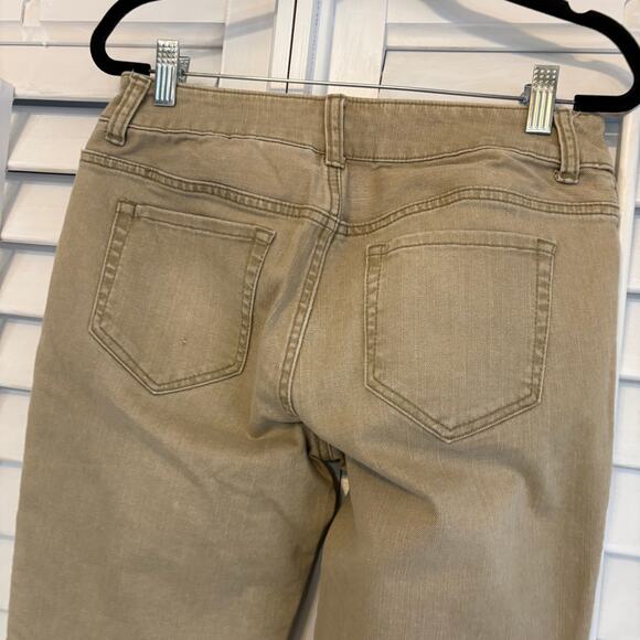 Chico’s Khaki Platinum Denim Jeans Size 0 (Size XS/4) - Picture 7 of 9